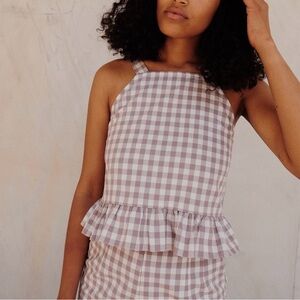 Selva negra gingham tank top